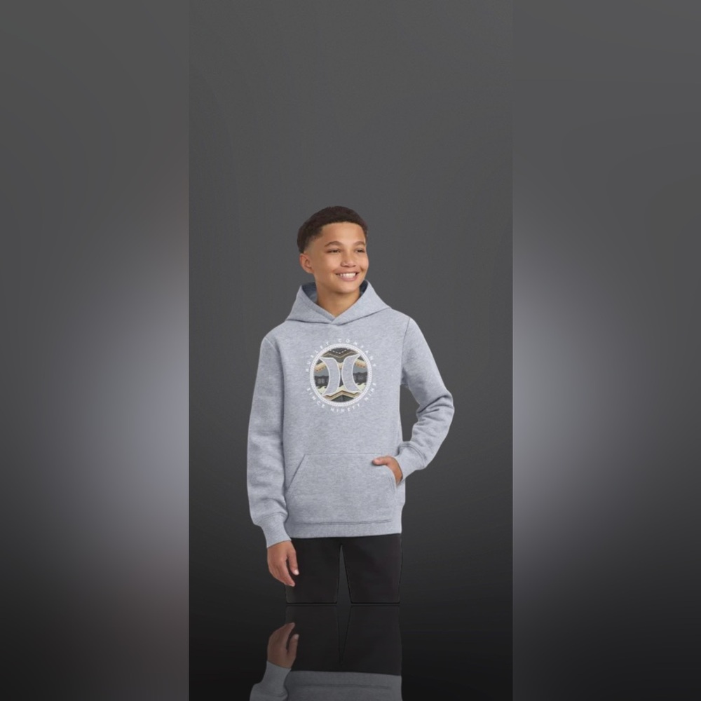 Hurley Youth Pullover Hoodie Size Large 
Color Gray